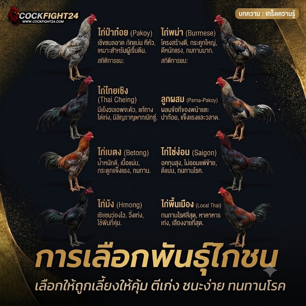 สายพันธุ์และการคัดเลือกสายพันธุ์